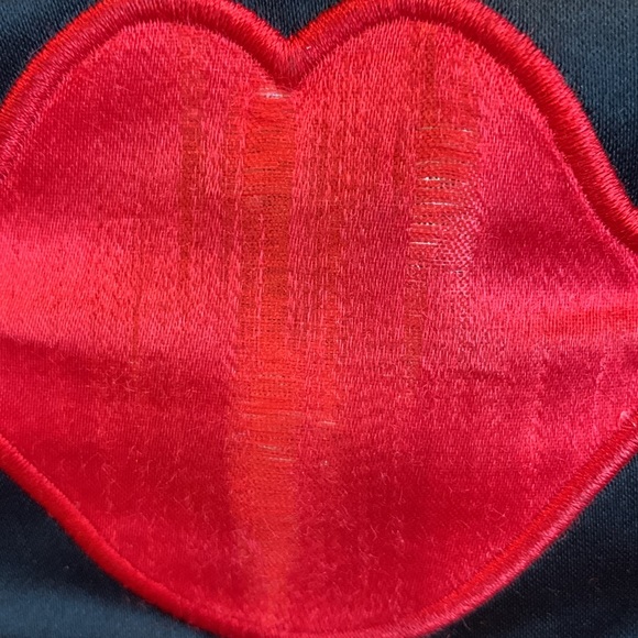 Lulu Guinness London Kiss and Make Up Top Zipper Pouch Red Lips - Picture 9 of 9